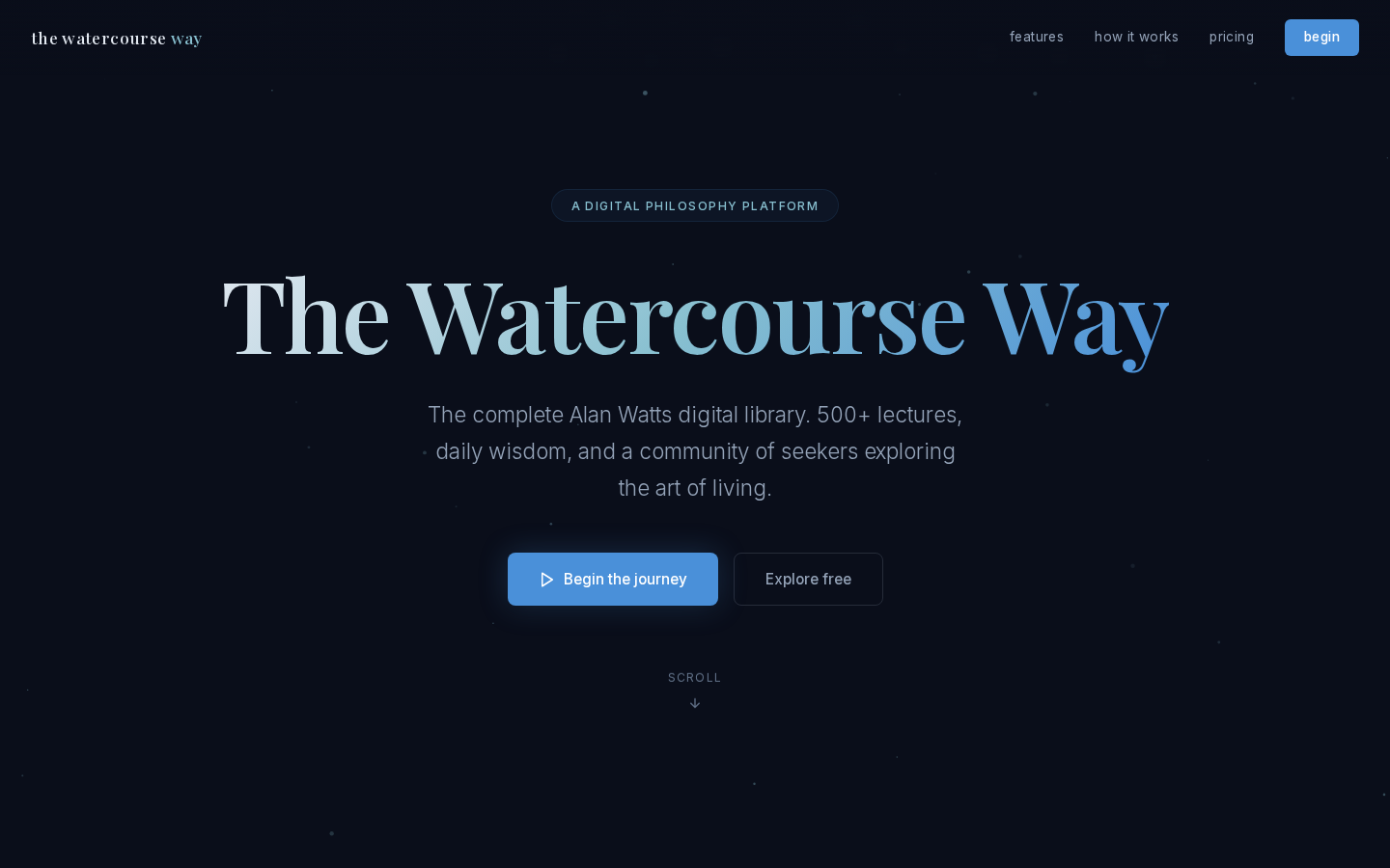 the watercourse way